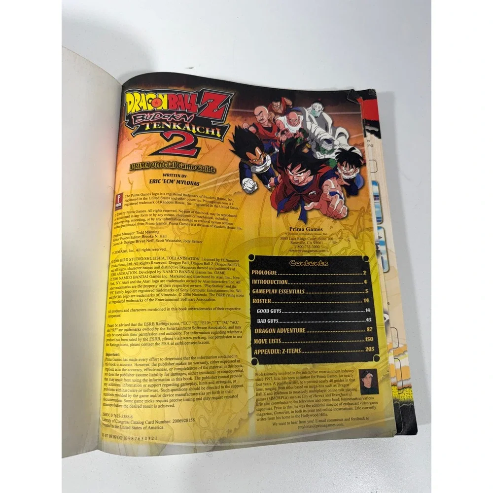 Dragon‎ Ball Z Budokai Tenkaichi 2 Prima Official Guide PS2 Wii Strategy Book